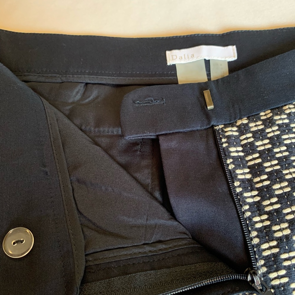 Dalia Collection Checked Pattern Navy Blue Women … - image 4